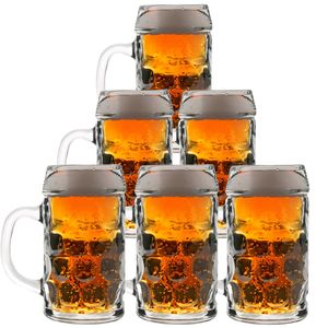 10x Bierpullen/Bierglazen 1 liter Oktoberfest glazen