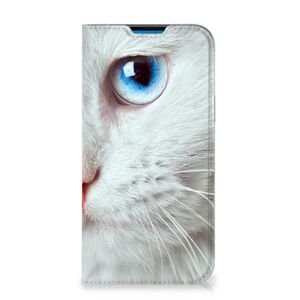 iPhone 14 Pro Max Hoesje maken Witte Kat