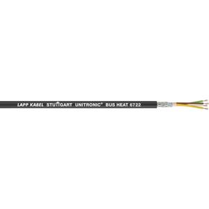 LAPP 2170387/500 Buskabel UNITRONIC® BUS HEAT 6722 0 2 x 0.5 mm² Zwart 500 m