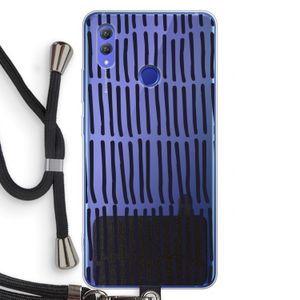 Moroccan stripes: Honor Note 10 Transparant Hoesje met koord