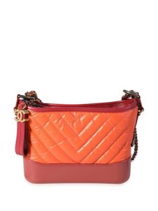 CHANEL Pre-Owned petit sac porté épaule Gabrielle (2018) - Orange