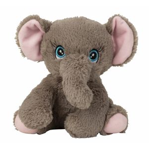 Olifant knuffel van zachte pluche - speelgoed dieren - 21 cm