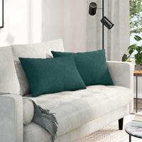 Sofa Kussens 2 pcs Donkergroen 40 x 60 cm Sofa Kussens 2 pcs Donkergroen 40 x 60 cm