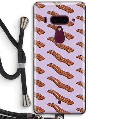 Bacon to my eggs #2: HTC U12+ Transparant Hoesje met koord