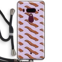 Bacon to my eggs #2: HTC U12+ Transparant Hoesje met koord