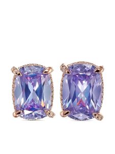 Anabela Chan boucles d'oreilles Wing en or rose vermeil 18ct - Violet