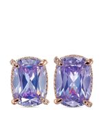 Anabela Chan boucles d'oreilles Wing en or rose vermeil 18ct - Violet - thumbnail