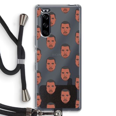 Kanye Call Me?: Sony Xperia 5 Transparant Hoesje met koord