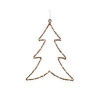 Kerstversiering Lumineo Gouden Metaal 34 x 46 cm