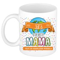 Naam mok mama Yara - wit - de beste - keramiek - 300 ml - Moederdag/verjaardag Naam mok mama Yara - wit - de beste - keramiek - 300 ml - Moederdag/verjaardag