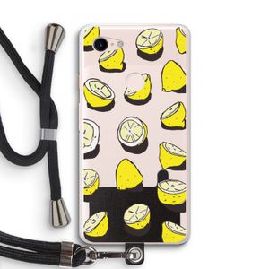 When Life Gives You Lemons...: Pixel 3 XL Transparant Hoesje met koord