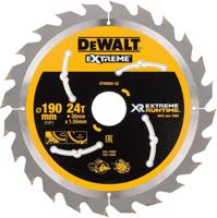 DeWALT Cirkelzaagblad voor Hout | Extreme Runtime | Ø 190mm Asgat 30mm 24T - DT99562-QZ DeWALT Cirkelzaagblad voor Hout | Extreme Runtime | Ø 190mm Asgat 30mm 24T - DT99562-QZ