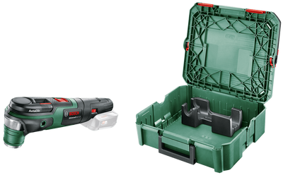 Bosch Groen Advanced Multi 18 + SystemBox Multifunctioneel gereedschap | 18v | Excl. accu en lader - 0603104002