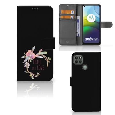 Motorola Moto G9 Power Leuk Hoesje Boho Text Motorola Moto G9 Power Leuk Hoesje Boho Text