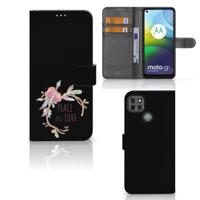Motorola Moto G9 Power Leuk Hoesje Boho Text
