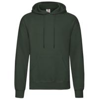 Fruit of the Loom capuchon sweater - donkergroen - volwassenen - Classic Hooded Sweat - Hoodie - thumbnail