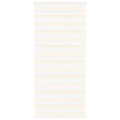 VidaXL Zebra rolgordijn 110x230 cm stofbreedte 105,9 cm marmerbeige