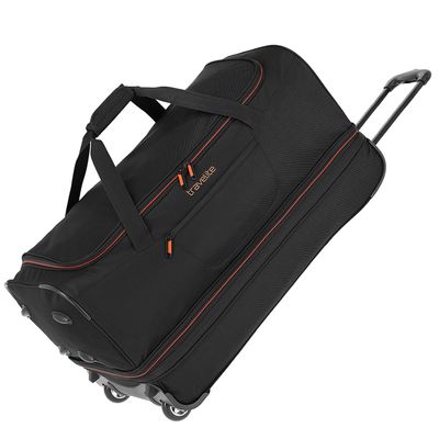Travelite Basics Wheeled Duffle 70 Expandable black Trolley Reistas