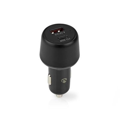 Nedis Autolader | 2x 3.0 A | 48 W | 1 stuks - CCPD30W100BK CCPD30W100BK