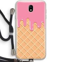 Ice cream: Samsung Galaxy J7 (2017) Transparant Hoesje met koord