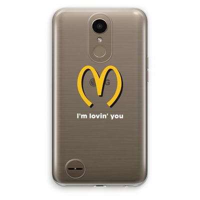 I'm lovin' you: LG K10 (2017) Transparant Hoesje