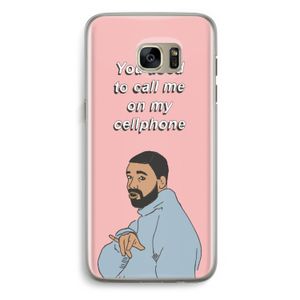 Hotline bling: Samsung Galaxy S7 Edge Transparant Hoesje