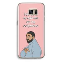 Hotline bling: Samsung Galaxy S7 Edge Transparant Hoesje Hotline bling: Samsung Galaxy S7 Edge Transparant Hoesje