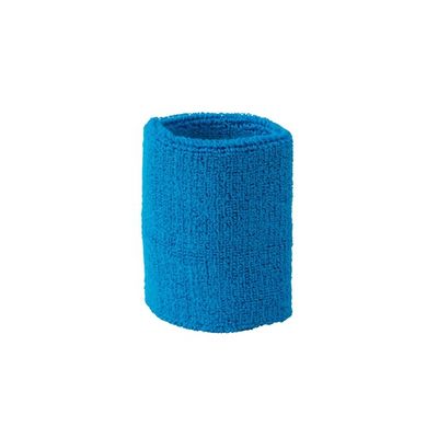 Goedkope zweetbandjes aqua 2 stuks