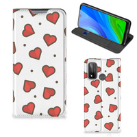 Huawei P Smart (2020) Hoesje met Magneet Hearts - thumbnail
