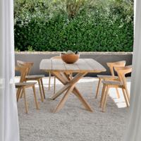 Ethnicraft Tuintafel 'Mikado' Teakhout, 240 x 108cm, kleur Naturel