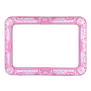 Roze foto prop opblaasbare fotolijst 60 x 80 cm   -