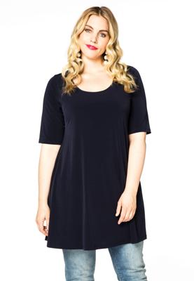 Yoek Tuniek wide bottom strik | Blauw | Maat 54/56