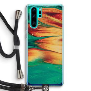 Green Inferno: Huawei P30 Pro Transparant Hoesje met koord