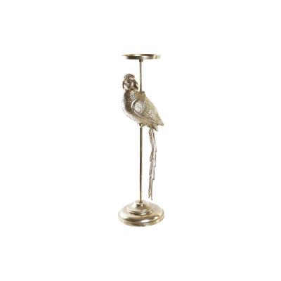 Kandelaar DKD Home Decor Champagne Aluminium Papegaai (21 x 21 x 72 cm)