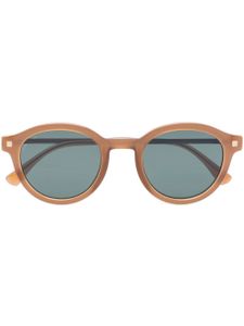 Mykita lunettes de soleil à monture ronde - Marron