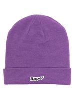 A BATHING APE® bonnet à patch Bape - Violet