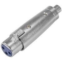 Omnitronic 30226564 XLR Adapter [1x Cinch-koppeling - 1x XLR-bus 3-polig]