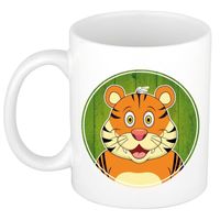 Tijger dieren mok / beker van keramiek 300 ml