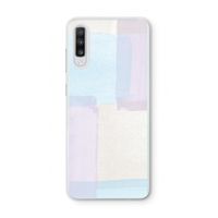 Square pastel: Samsung Galaxy A70 Transparant Hoesje