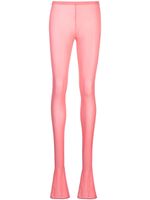 Blumarine leggings à effet de transparence - Rose - thumbnail