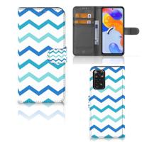 Xiaomi Redmi Note 11 Pro 5G/4G | Telefoon Hoesje | Zigzag Blauw