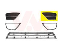 Ventilatiegrille, bumper VAN WEZEL, Inbouwplaats: Links voor, u.a. für Ford