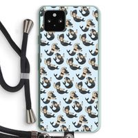 Zeemeermin: Pixel 5a 5G Transparant Hoesje met koord Zeemeermin: Pixel 5a 5G Transparant Hoesje met koord