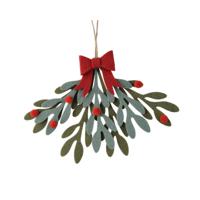 Kersthanger mistletoe 11x19,5x14,5cm Kersthanger mistletoe 11x19,5x14,5cm