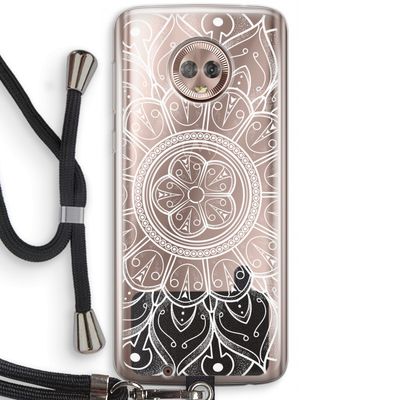 Roses Are Red: Motorola Moto G6 Transparant Hoesje met koord