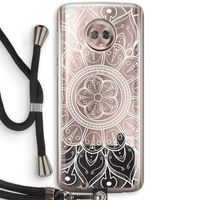 Roses Are Red: Motorola Moto G6 Transparant Hoesje met koord