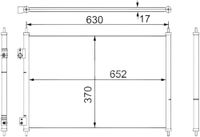 Condensor, airconditioning AC755000S Condensor, airconditioning AC755000S