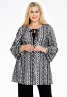 Yoek Tuniek met ruches BATISTE | Wit | Maat 54/56