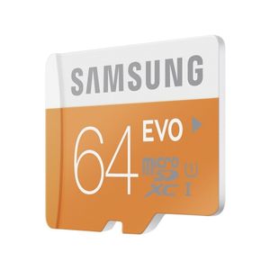 64GB Samsung EVO MicroSD geheugenkaart Class 10 (SD kaart)
