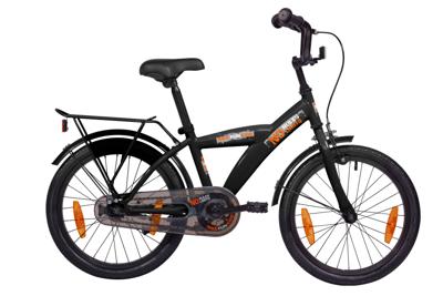 Bikefun Kinderfiets no rules - no limit 18 inch matzwart